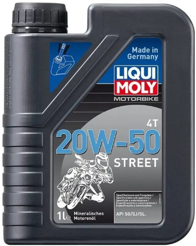 Motorový olej LIQUI MOLY Motorbike 4T 20W50 Street 1 l Ihned K Objednání