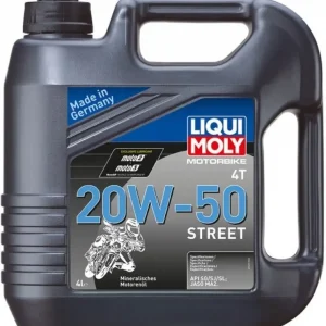 Motorový olej LIQUI MOLY Motorbike 4T 20W50 Street 4 l Časově Omezené