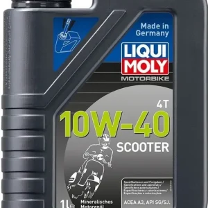Motorový olej LIQUI MOLY Motorbike 4T 10W40 Scooter 1 l Dokud Zásoby Vydrží