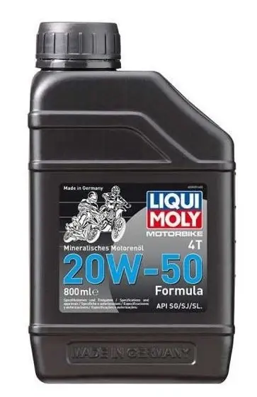 Poslední Šance Motorový olej LIQUI MOLY Motorbike 4T 20W50 Formula 800 ml