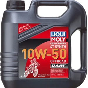 Dokud Zásoby Vydrží Motorový olej LIQUI MOLY Motorbike 4T Synth 10W50 Offroad Race 4 l