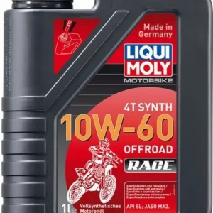 Speciální Cena Motorový olej LIQUI MOLY Motorbike 4T Synth 10W60 Offroad Race 1 l