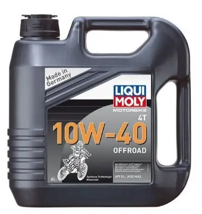 Vysoce Kvalitní Motorový olej LIQUI MOLY Motorbike 4T 10W40 Offroad 4 l