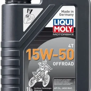 Odeslání Ihned Motorový olej LIQUI MOLY Motorbike 4T 15W50 Offroad 1 l