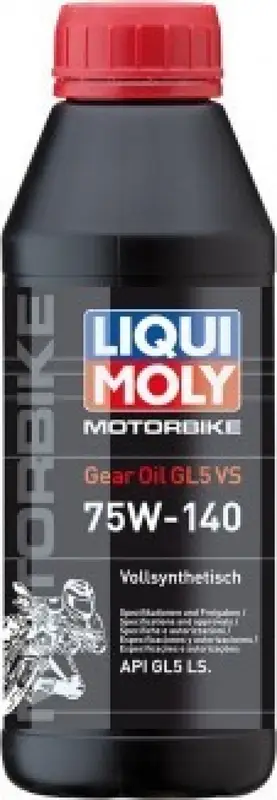 Značkový Převodový olej LIQUI MOLY Motorbike Gear Oil 75w140 GL5 VS 500 ml