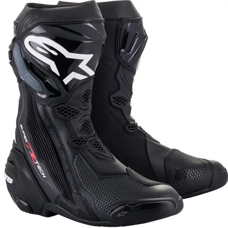 Boty na motorku Alpinestars Supertech R černé Nízká Cena