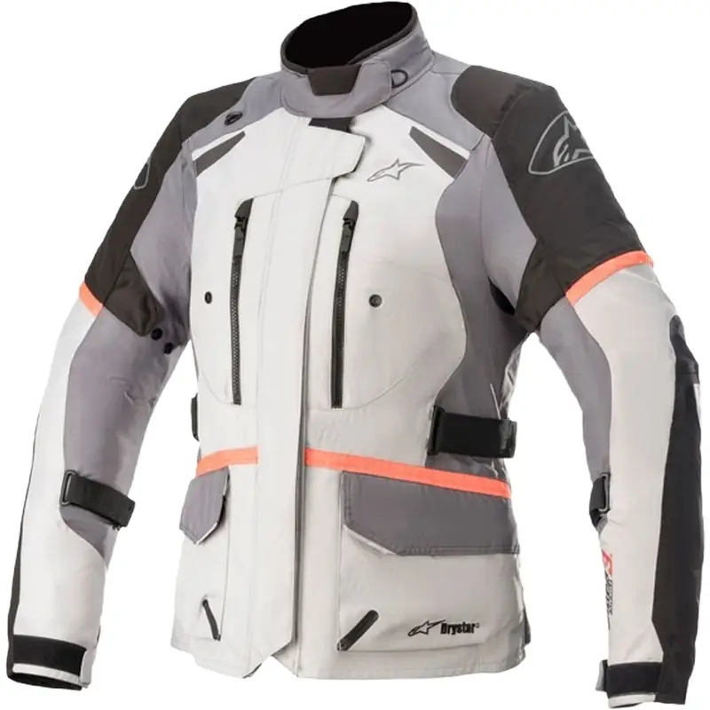 Speciální Cena Dámská bunda na motorku Alpinestars Stella Andes Drystar šedo-černo-fluo růžová