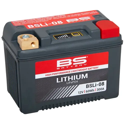 Lithiová motocyklová baterie BS-BATTERY BSLI-08 Cenový Hit
