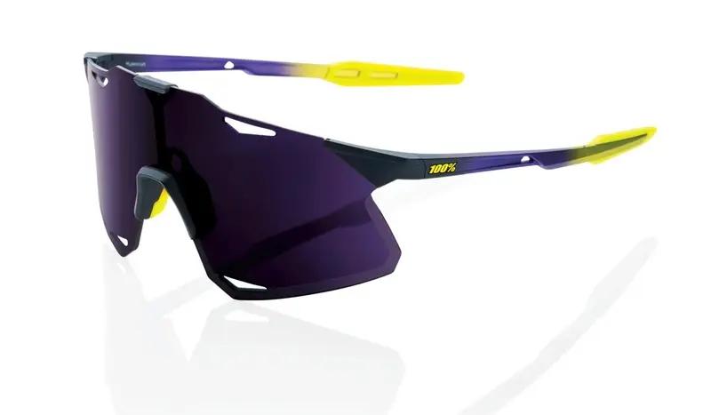 Sluneční brýle 100% HYPERCRAFT Metallic Digital Brights fialovo-žluté (fialové sklo) Vrácení Zdarma