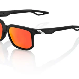 Novinka Sluneční brýle 100% CENTRIC Matte Crystal Black černé (červená skla)