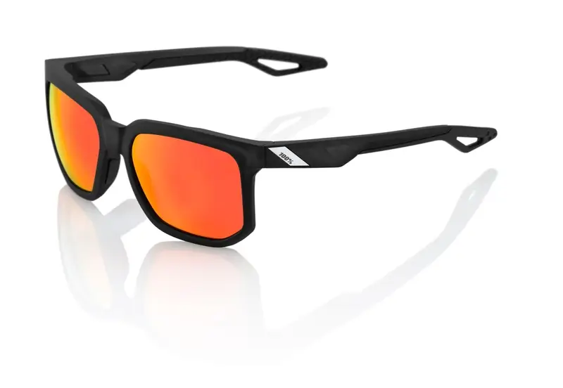 Novinka Sluneční brýle 100% CENTRIC Matte Crystal Black černé (červená skla)