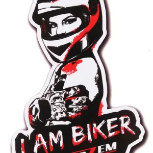 Magnetka MotoZem I Am Biker - Woman Top Prodej