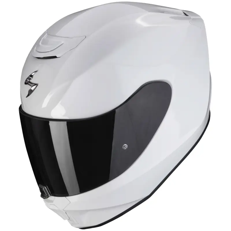 Integrální přilba na motorku Scorpion EXO-391 Solid bílá Značkový
