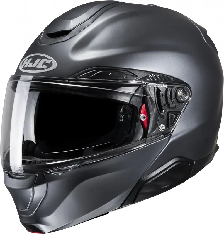 Tovární Cena Vyklápěcí přilba na motorku HJC RPHA 91 Solid semi flat antracitová šedá