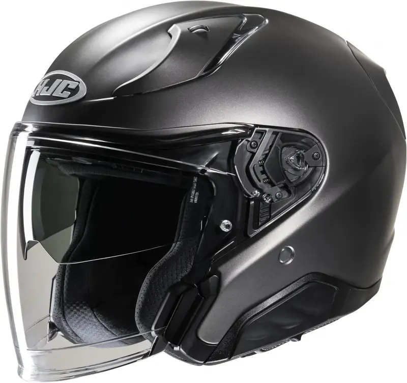 Zlevněný Otevřená přilba na motorku HJC RPHA 31 Solid semi flat titanová