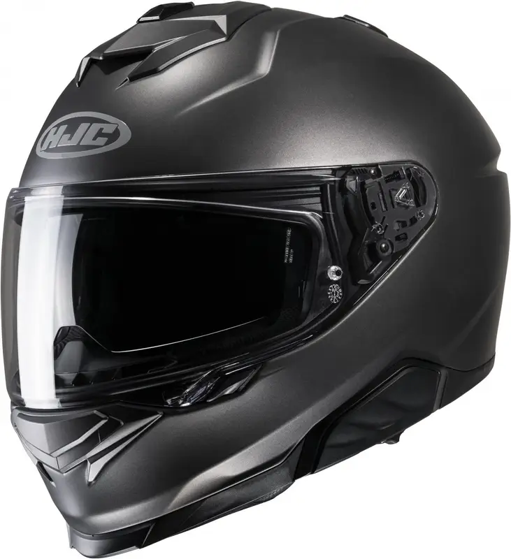 Expresní Doručení Integrální přilba na motorku HJC i71 Solid Semi Flat titanová