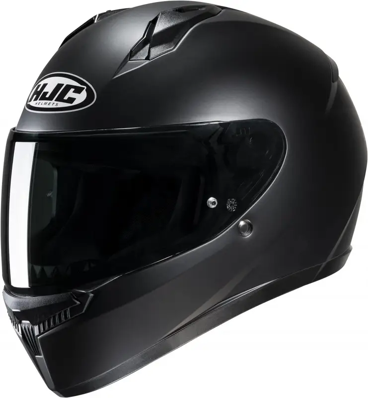 Integrální přilba na motorku HJC C10 Solid semi flat černá Super Cena