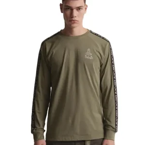 Triko s dlouhým rukávem DAKAR DKR LG STRAP khaki Hit Sezóny