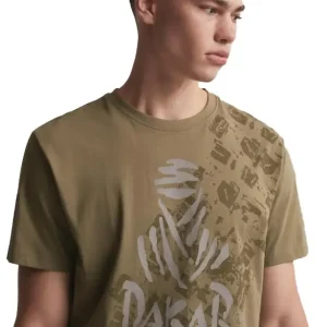 Super Cena Tričko DAKAR DKR AU 03 khaki