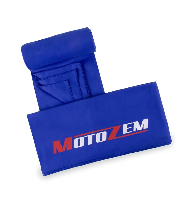Značkový Osuška MotoZem modrá