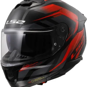 Integrální přilba na motorku LS2 FF808 Stream II Fury černo-červená Ověřený