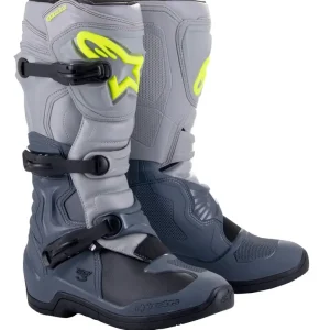 Poslední Šance Boty na motorku Alpinestars Tech 3 světle šedo-černo-fluo žluté