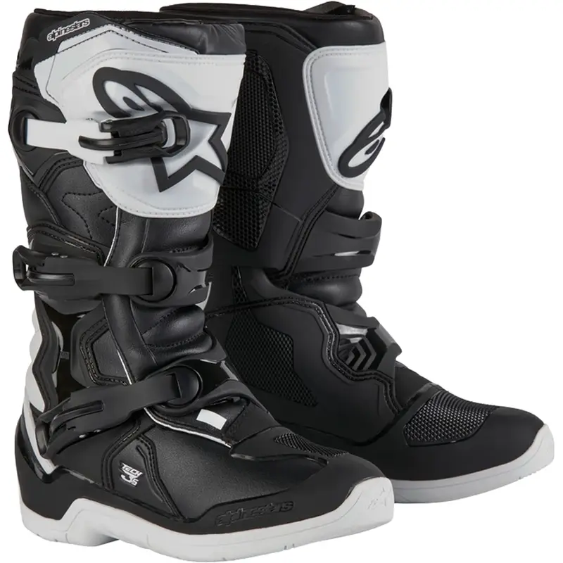 Ověřený Dětské boty na motorku Alpinestars Tech 3S Youth bílo-černé