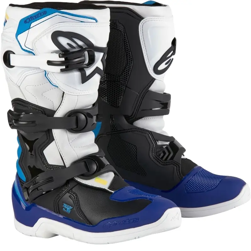 Vrácení Zdarma Dětské boty na motorku Alpinestars Tech 3S Youth bílo-černo-modré
