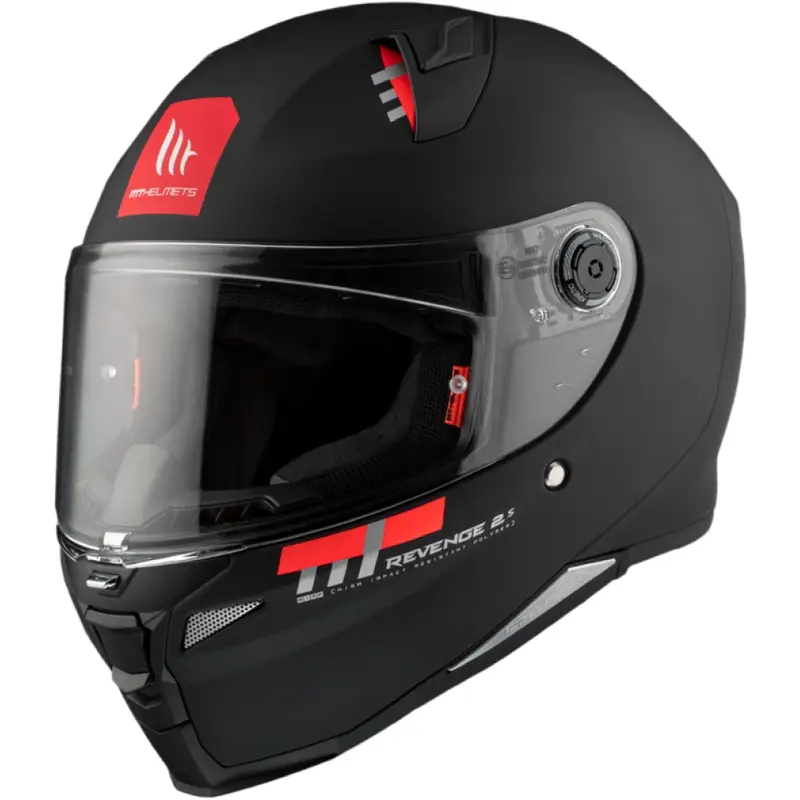 Integrální helma na motorku MT REVENGE 2 S SOLID A1 matná černá Nízká Cena