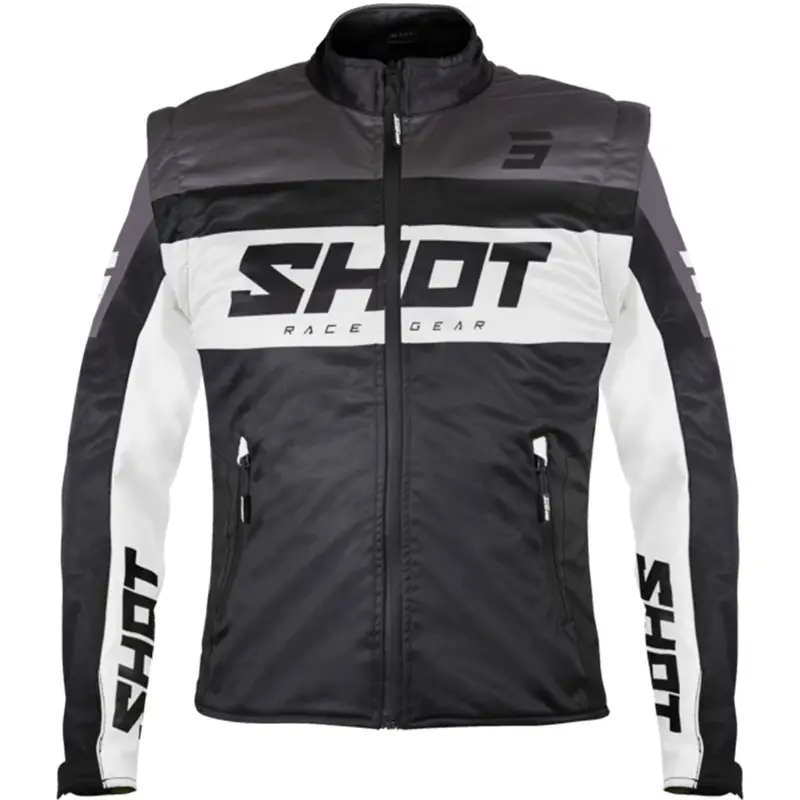 Softshellová bunda Shot Softshell Lite černo-bílá Cenově Výhodný