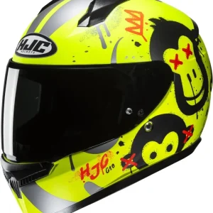 Cenově Výhodný Dětská integrální helma HJC C10 Geti MC3HSF fluo-žlutá