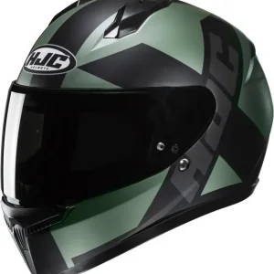 Zlevněný Integrální helma na motorku HJC C10 Tez MC4SF černo-zelená