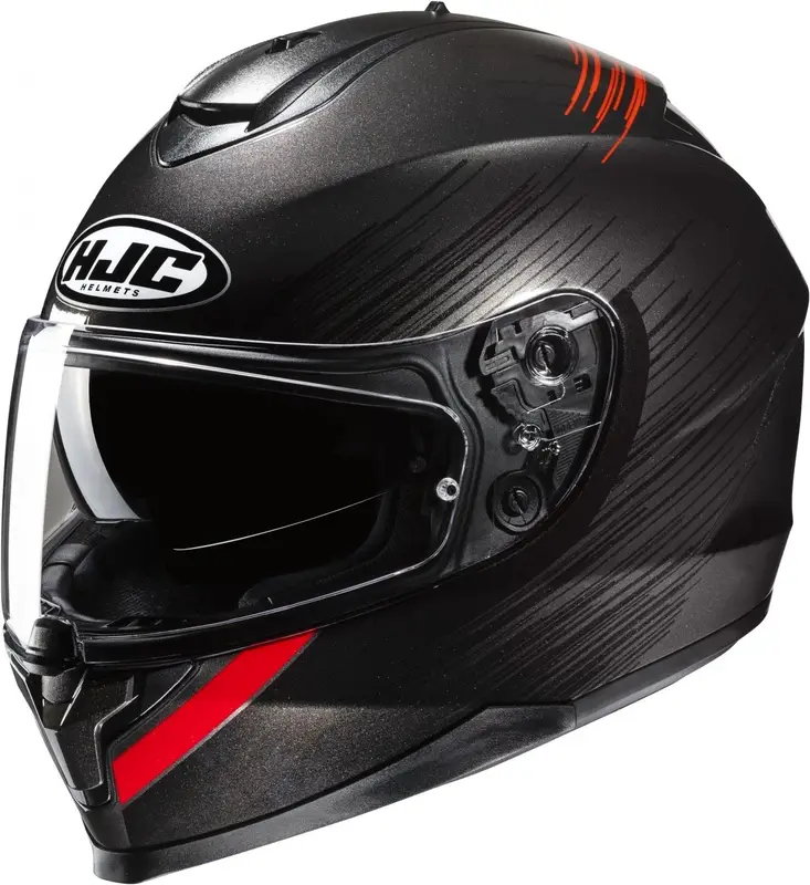 Levný Integrální helma na motorku HJC C70N Sway MC1 červeno-černá