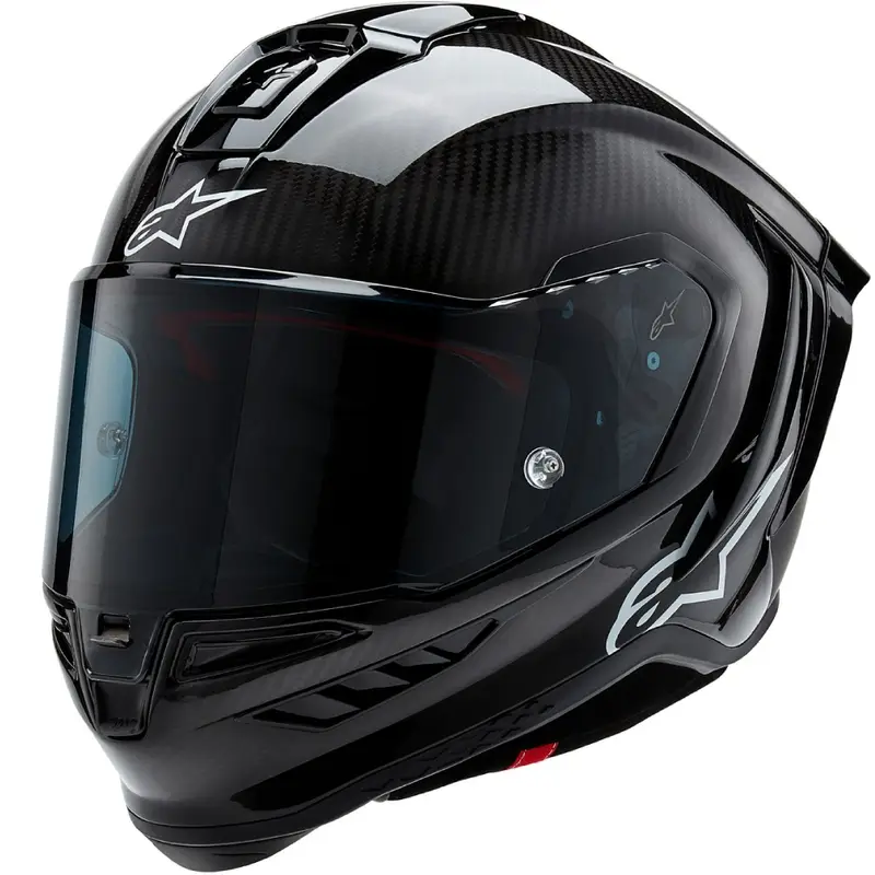 Novinka Integrální helma na motorku Alpinestars Supertech R-10 Solid carbon černá