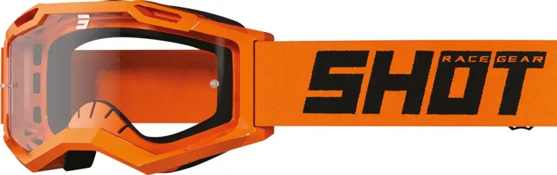 Dětské motokrosové brýle Shot Rocket Kid 2.0 oranžové (čiré plexi) Hit Sezóny
