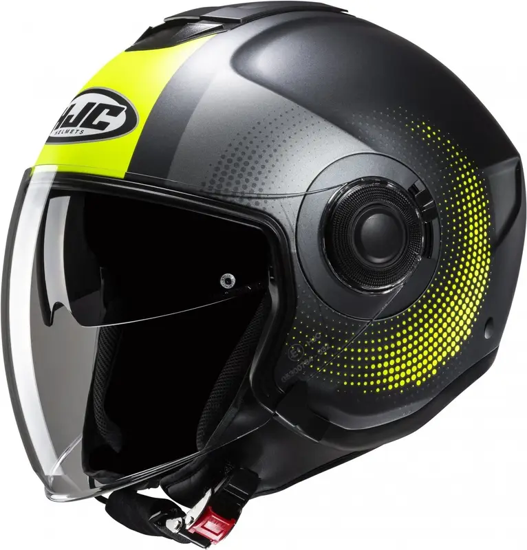 Nová Kolekce Otevřená helma na motorku HJC i40N Pyle MC3HSF šedo-fluo žlutá