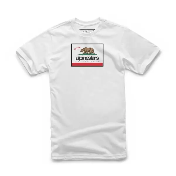 Triko Alpinestars Cali 2.0 Tee bílá Hit Sezóny