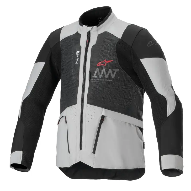 Bunda na motorku Alpinestars Amt 7 Air světle šedo-černá Sezónní Sleva
