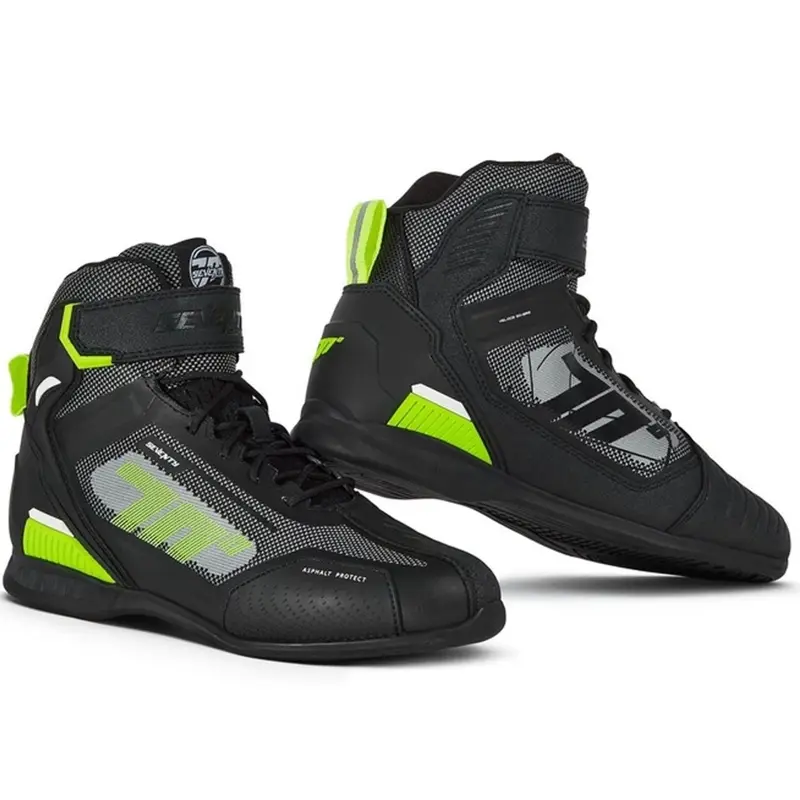 Boty na motorku SEVENTY DEGREES SD-BR2 Veloce černo-fluo žluté Nejlepší Cena