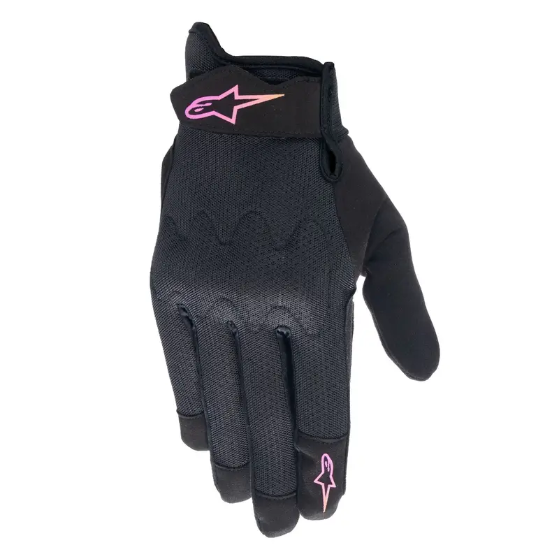 Dámské rukavice na motorku Alpinestars Stella Stated Air černo-gradient Omezená Nabídka