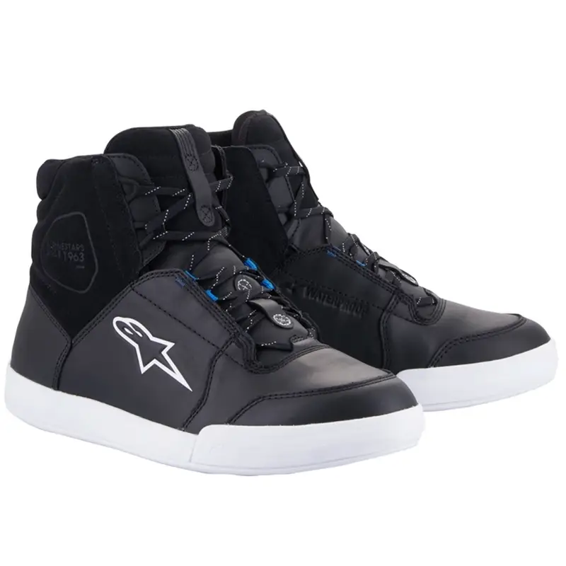 Boty na motorku Alpinestars Chrome Drystar černo-bílo-modré Super Cena