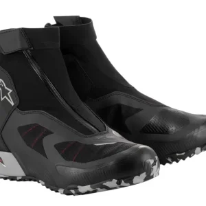 Boty na motorku Alpinestars CR-8 Gore-Tex černo-šedo-červené Akce