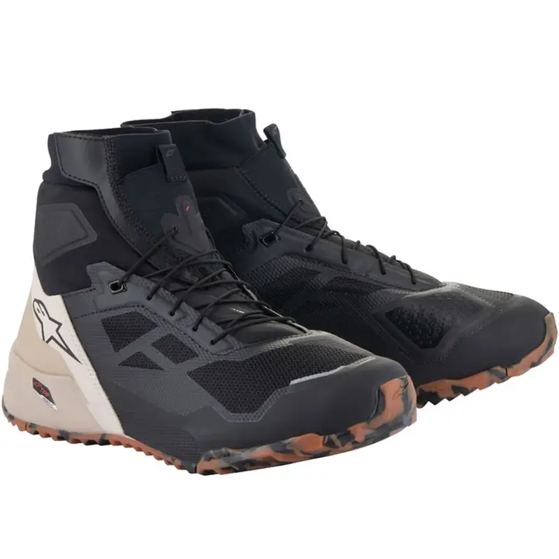 Přímo Od Výrobce Boty na motorku Alpinestars CR-1 černo-světle hnědé