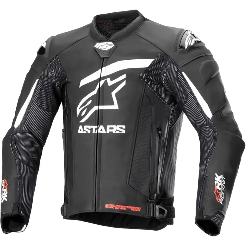 Super Cena Kožená bunda na motorku Alpinestars GP Plus R 4 Rideknit černo-bílá