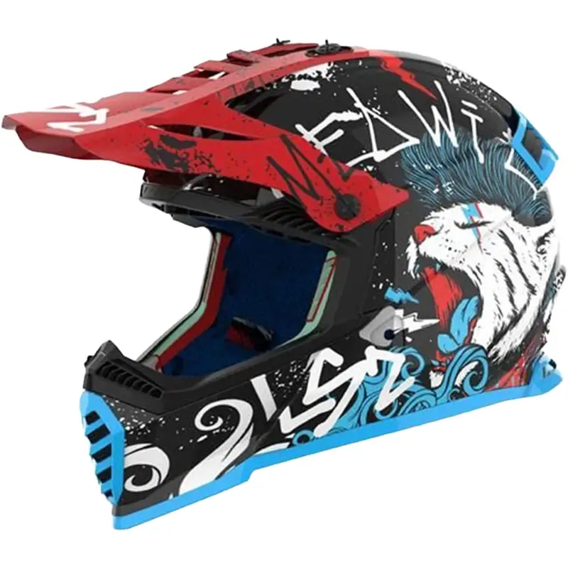 Dětská motokrosová přilba LS2 MX437 Fast EVO Mini Starmaw černá Výhodná Nabídka