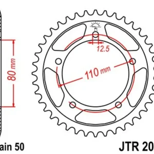 Kup Teď Řetězová rozeta JT JTR 2010-48 48 zubů, 530