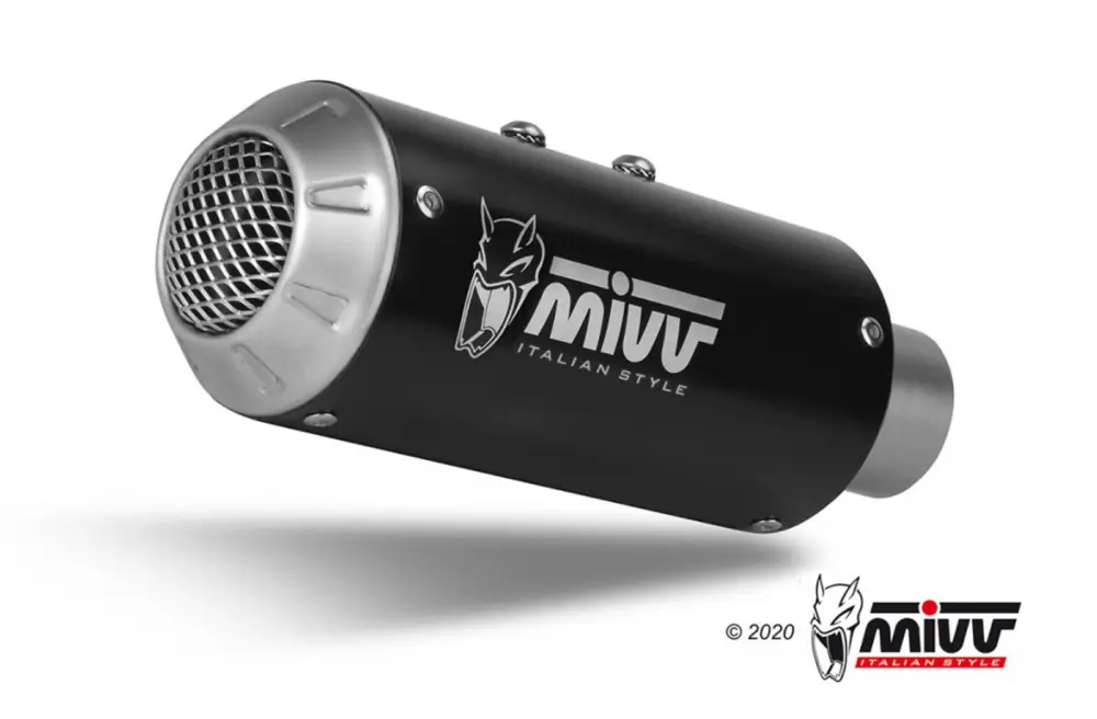 Sleva Výfuk kompletní MIVV MK3 Y.075.SM3B Černá nerezová ocel