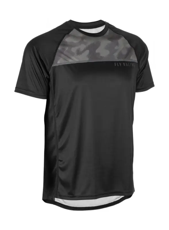 cyklo dres SUPER D, FLY RACING - USA (černá/camo) Akční Cena