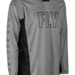 Sezónní Sleva cyklo dres RADIUM, FLY RACING - USA (šedá/černá)