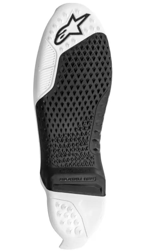 Speciální Cena podrážky pro boty TECH 10 model 2021 a dále, ALPINESTARS (černá/bílá, pár)
